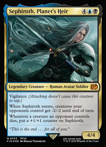 Sephiroth, Planet's Heir 553 (FINAL FANTASY)  - Foil