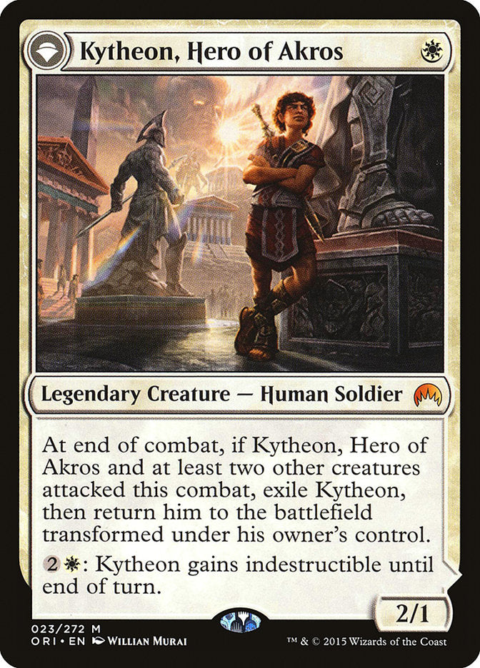 Kytheon, Hero of Akros // Gideon, Battle-Forged (Magic Origins) 