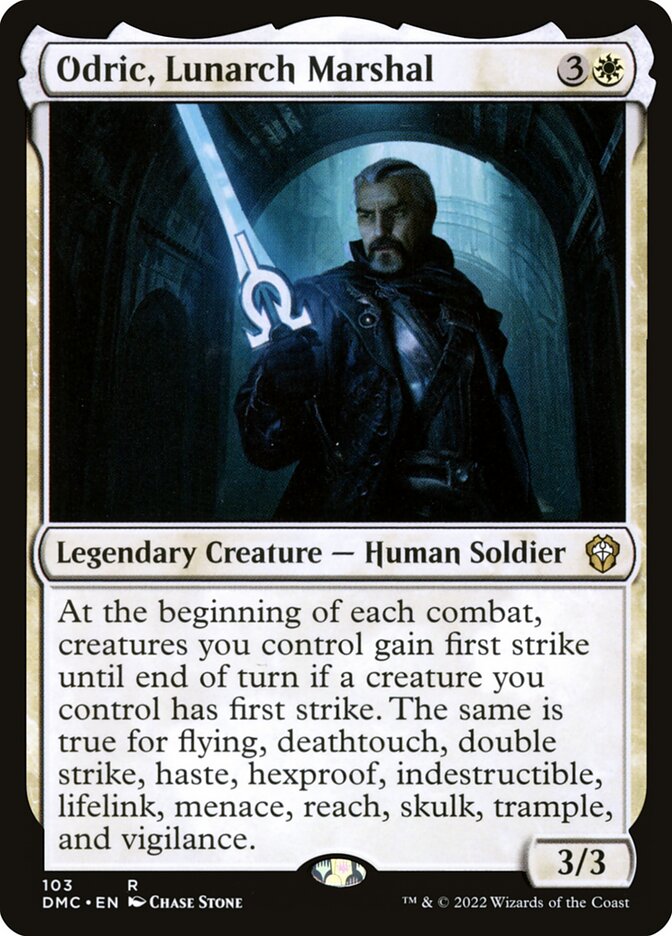 Odric, Lunarch Marshal 103 (Commander: Dominaria United) 