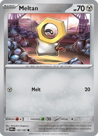 Meltan 152/197 (SV03: Obsidian Flames) 