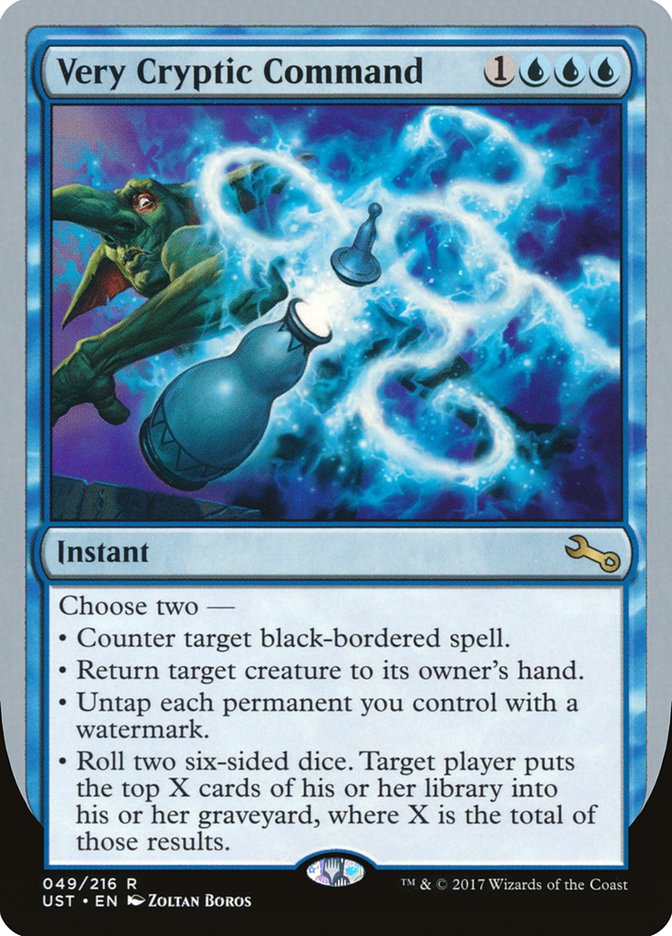Very Cryptic Command 49/216 (Unstable) 