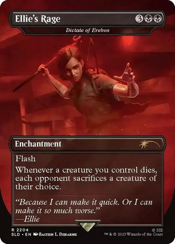 Ellie's Rage // Dictate of Erebos 2204/1 (Secret Lair Drop Series)  - Borderless