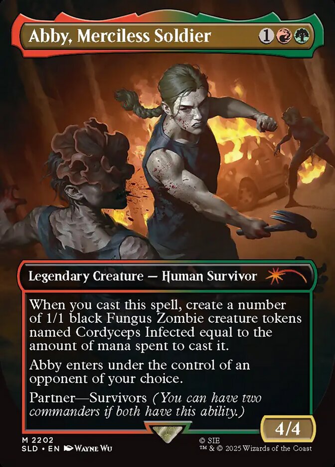 Abby, Merciless Soldier 2202/1 (Secret Lair Drop Series)  - Borderless
