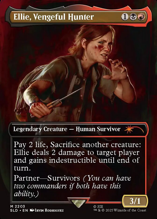 Ellie, Vengeful Hunter 2203/1 (Secret Lair Drop Series)  - Borderless
