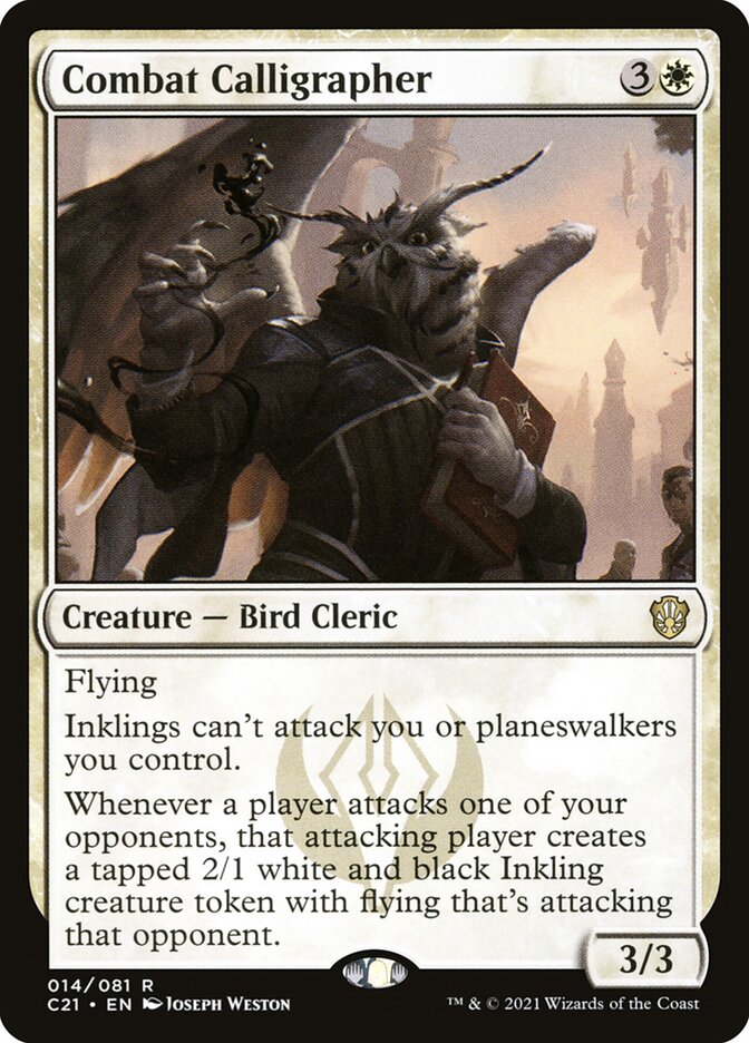 Combat Calligrapher (Commander 2021) 