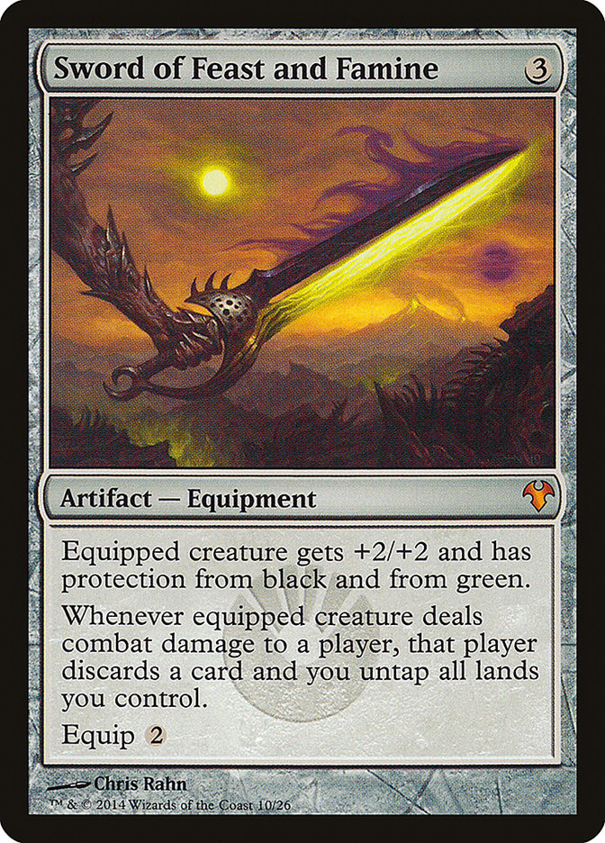 Sword of Feast and Famine 10/26 (Magic Modern Event Deck) 