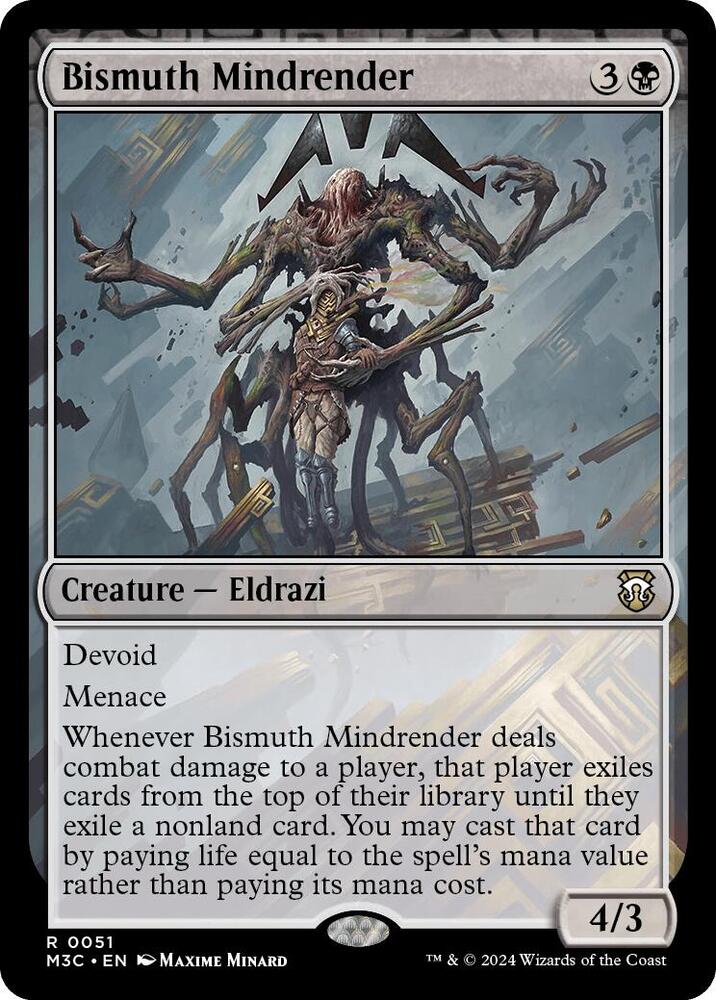 Bismuth Mindrender Ripple Foil (Commander: Modern Horizons 3)  - Foil