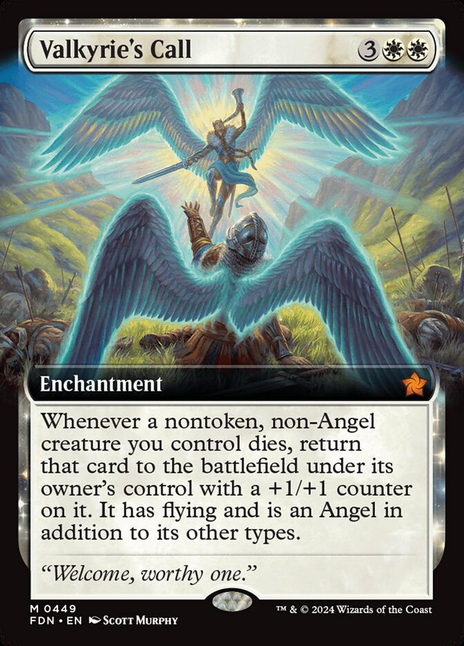 Valkyrie's Call 449/291 (Foundations)  - Extended Art