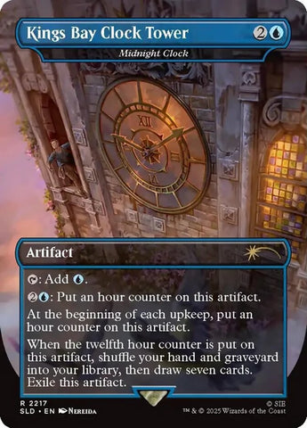 King's Bay Clock Tower // Midnight Clock 2217/1 (Secret Lair Drop Series)  - Borderless