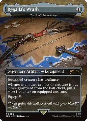 Regalla's Wrath // Tarrian's Soulcleaver 2224/1 (Secret Lair Drop Series)  - Borderless