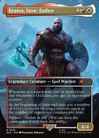 Kratos, Stoic Father 2213/1 (Secret Lair Drop Series)  - Borderless