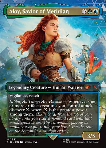 Aloy, Savior of Meridian 2221/1 (Secret Lair Drop Series)  - Borderless