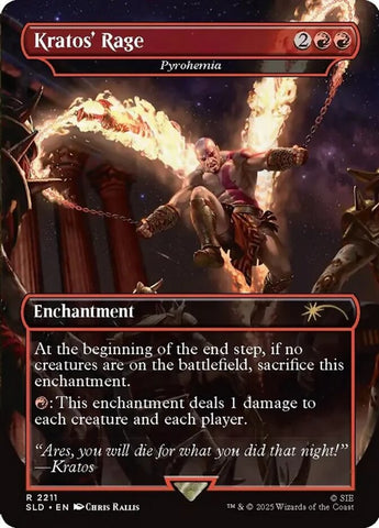Kratos' Rage // Pyrohemia 2211/1 (Secret Lair Drop Series)  - Borderless
