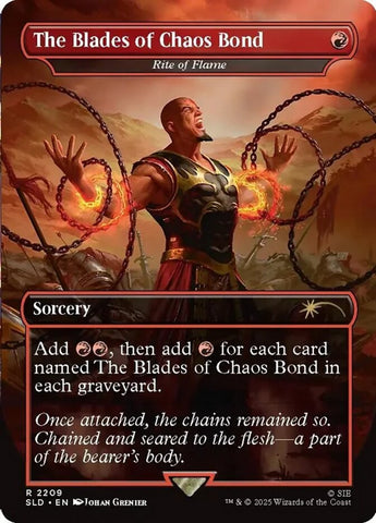The Blades of Chaos Bond // Rite of Flame 2209/1 (Secret Lair Drop Series)  - Borderless