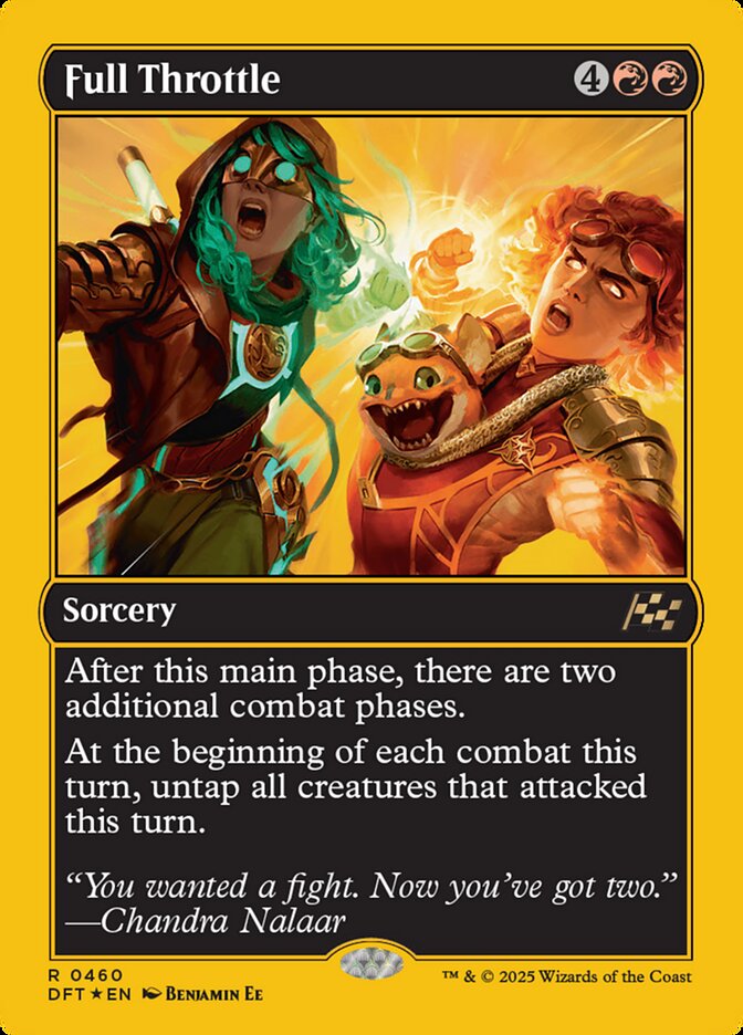 Full Throttle (Aetherdrift)  - Foil