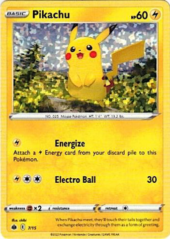 Pikachu 007/015 (McDonald's Promos 2022)  - Holofoil