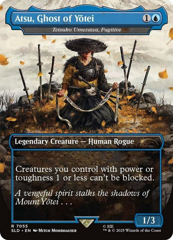 Atsu Ghost of Yotei // Tetsuko, Umezawa Fugitive 7055/1 (Secret Lair Drop Series)  - Borderless