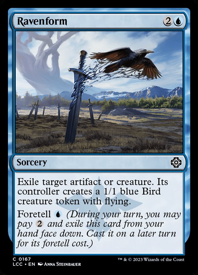 Ravenform 167/370 (Commander: The Lost Caverns of Ixalan) 