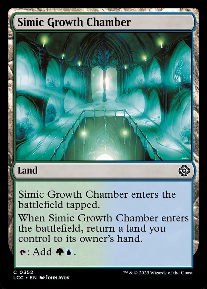 Simic Growth Chamber 352 (Commander: The Lost Caverns of Ixalan) 