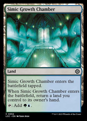 Simic Growth Chamber 352 (Commander: The Lost Caverns of Ixalan) 