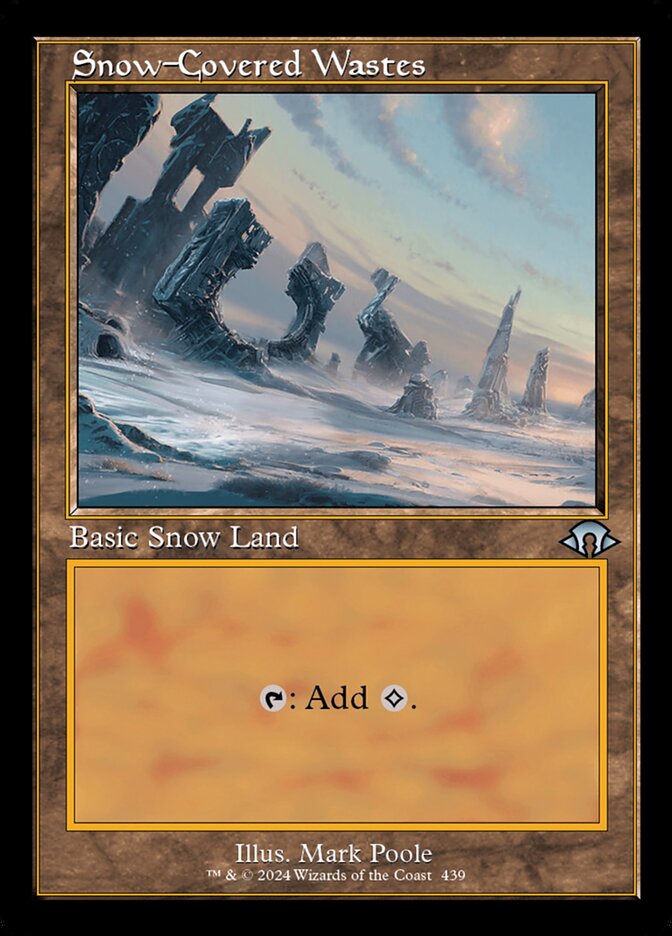 Snow-Covered Wastes 439 (Modern Horizons 3)  - Retro