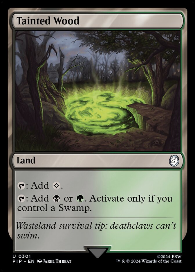 Tainted Wood (Universes Beyond: Fallout)  - Foil