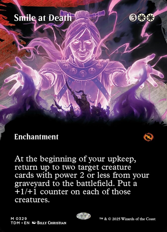 Smile at Death 329/291 (Tarkir: Dragonstorm)  - Borderless