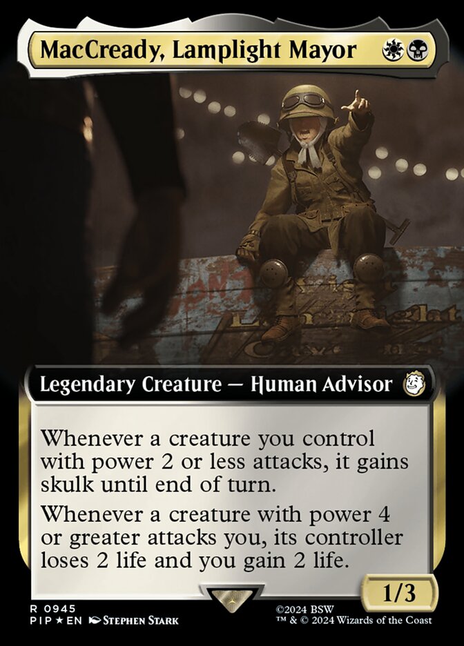 MacCready, Lamplight Mayor (Universes Beyond: Fallout)  - Foil