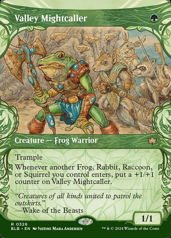 Valley Mightcaller (Bloomburrow)  - Foil