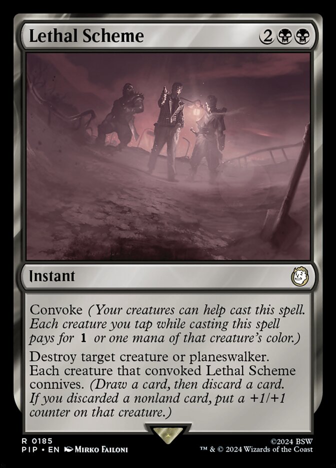 Lethal Scheme (Universes Beyond: Fallout)  - Foil