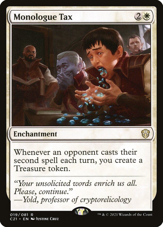 Monologue Tax (Commander 2021) 
