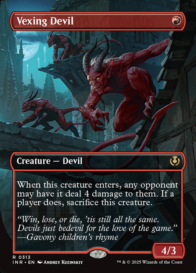 Vexing Devil 313/287 (Innistrad Remastered)  - Borderless