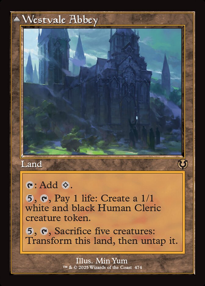 Westvale Abbey // Ormendahl, Profane Prince (Innistrad Remastered)  - Foil
