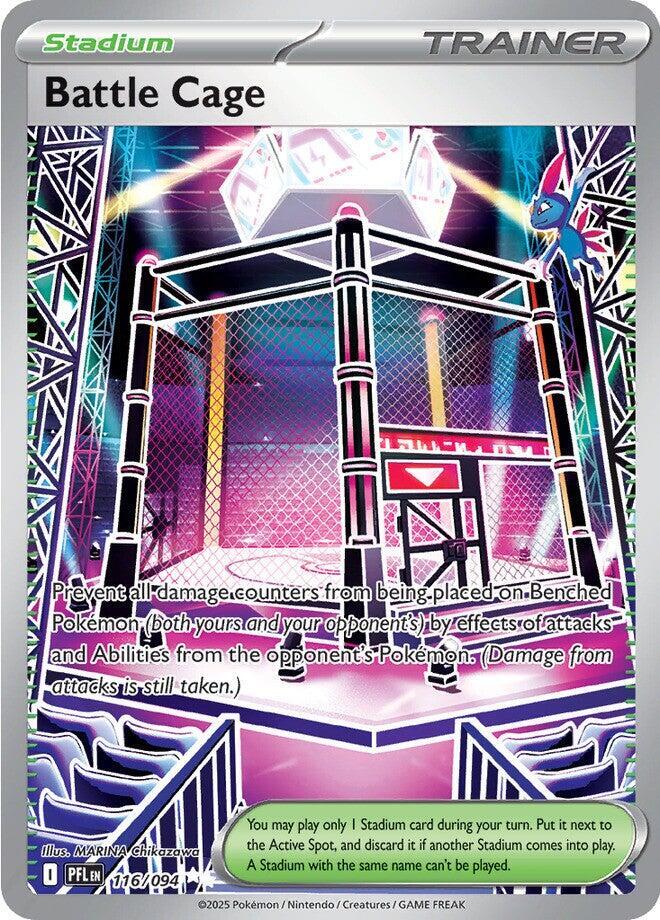 Battle Cage 116/094 (ME02: Phantasmal Flames)  - Holofoil