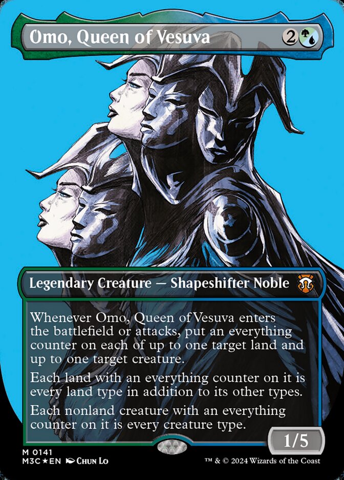 Omo, Queen of Vesuva (Commander: Modern Horizons 3)  - Foil