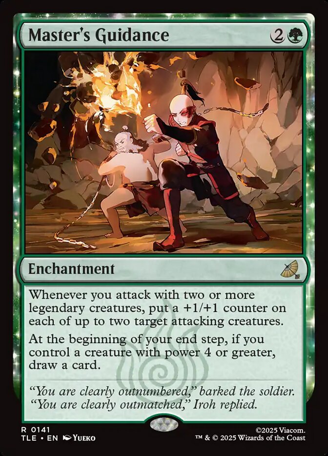 Master's Guidance 141/317 (Avatar: The Last Airbender: Eternal-Legal)  - Foil