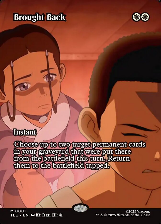Brought Back 1/0 (Avatar: The Last Airbender: Eternal-Legal)  - Borderless 