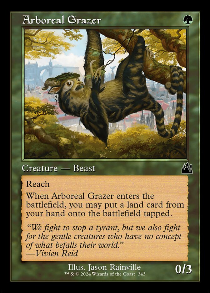 Arboreal Grazer (Ravnica Remastered)  - Foil