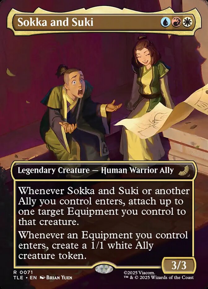 Sokka and Suki (Avatar: The Last Airbender: Eternal-Legal) 