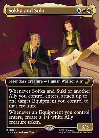 Sokka and Suki (Avatar: The Last Airbender: Eternal-Legal) 