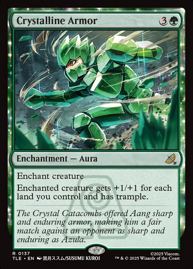 Crystalline Armor 137/317 (Avatar: The Last Airbender: Eternal-Legal)  - Foil