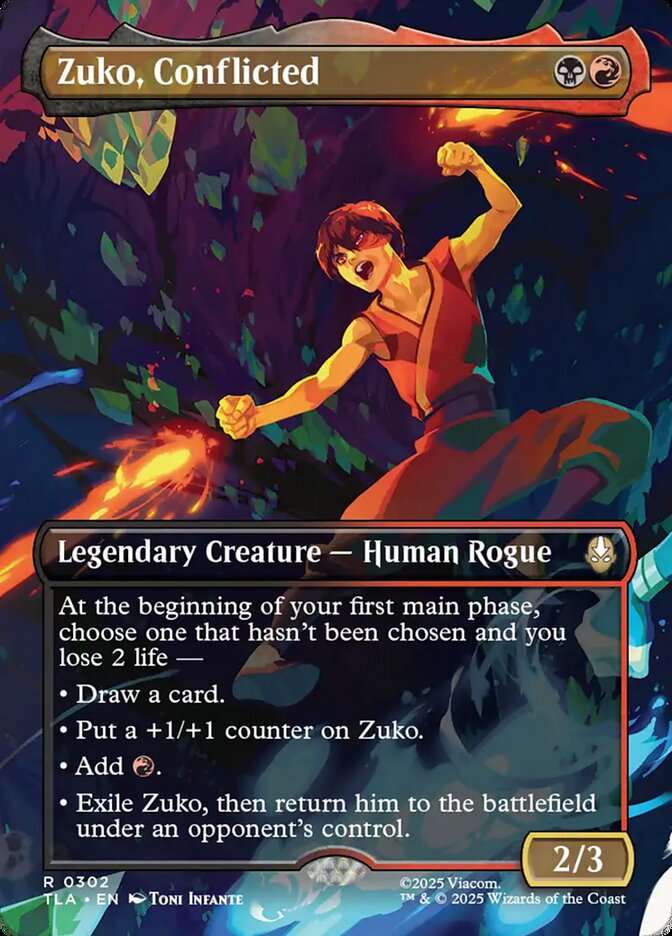 Zuko, Conflicted (Avatar: The Last Airbender)  - Foil