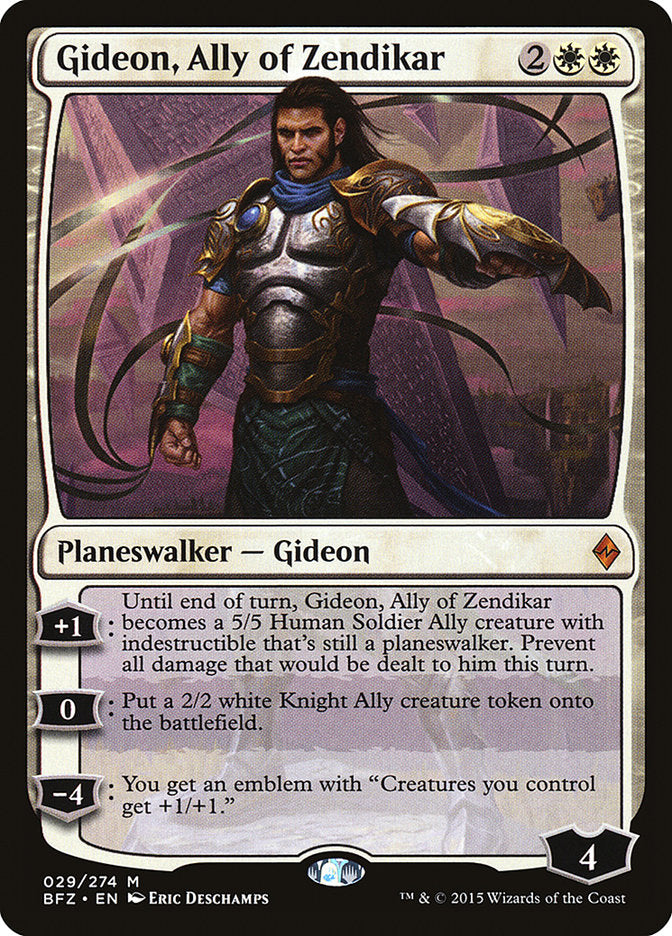 Gideon, Ally of Zendikar (Battle for Zendikar) 