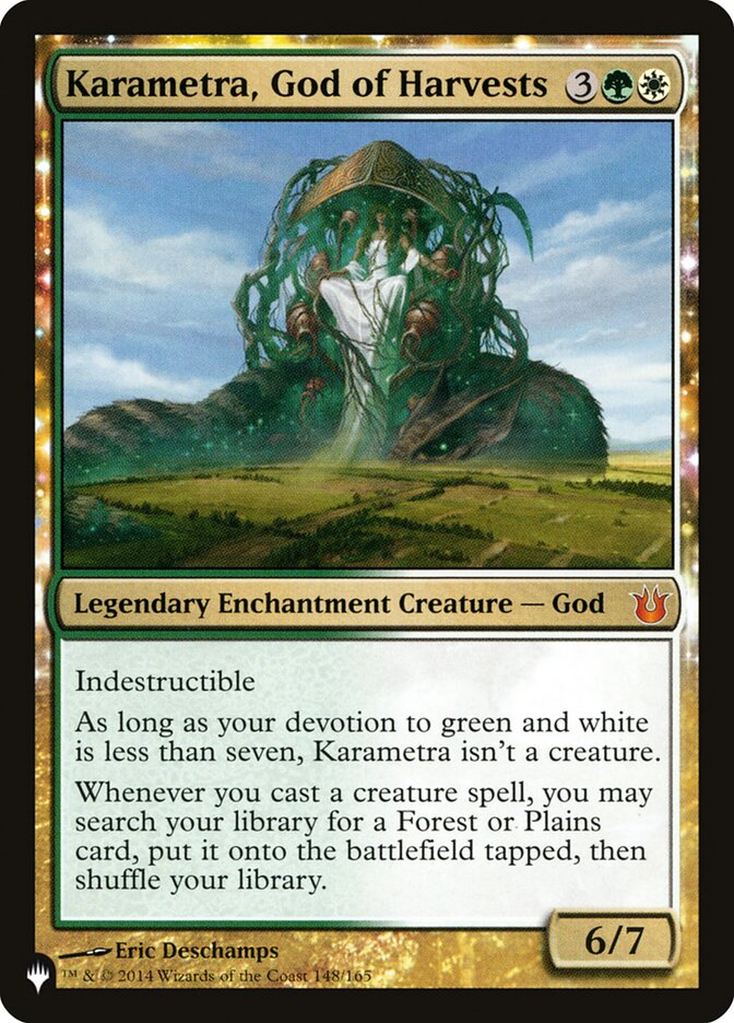 Karametra, God of Harvests (The List Reprints) 