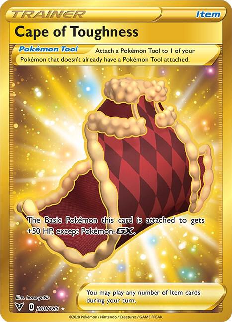 Cape of Toughness Secret 200/185 (SWSH04: Vivid Voltage)  - Holofoil