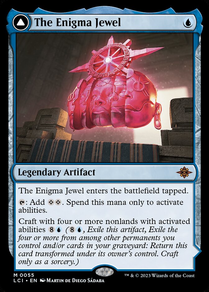 The Enigma Jewel // Locus of Enlightenment 55/291 (The Lost Caverns of Ixalan) 
