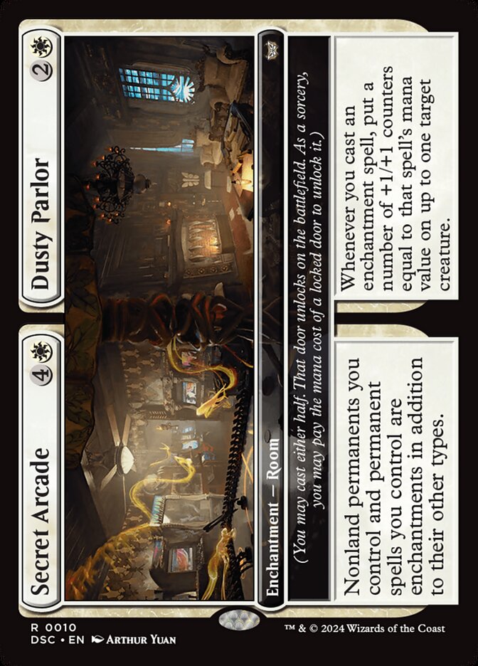 Secret Arcade // Dusty Parlor (Commander: Duskmourn: House of Horror) 
