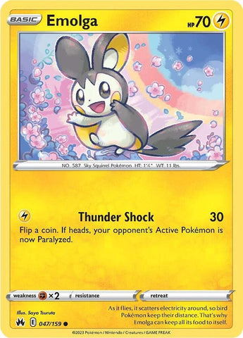Emolga 047/159 (Crown Zenith) 