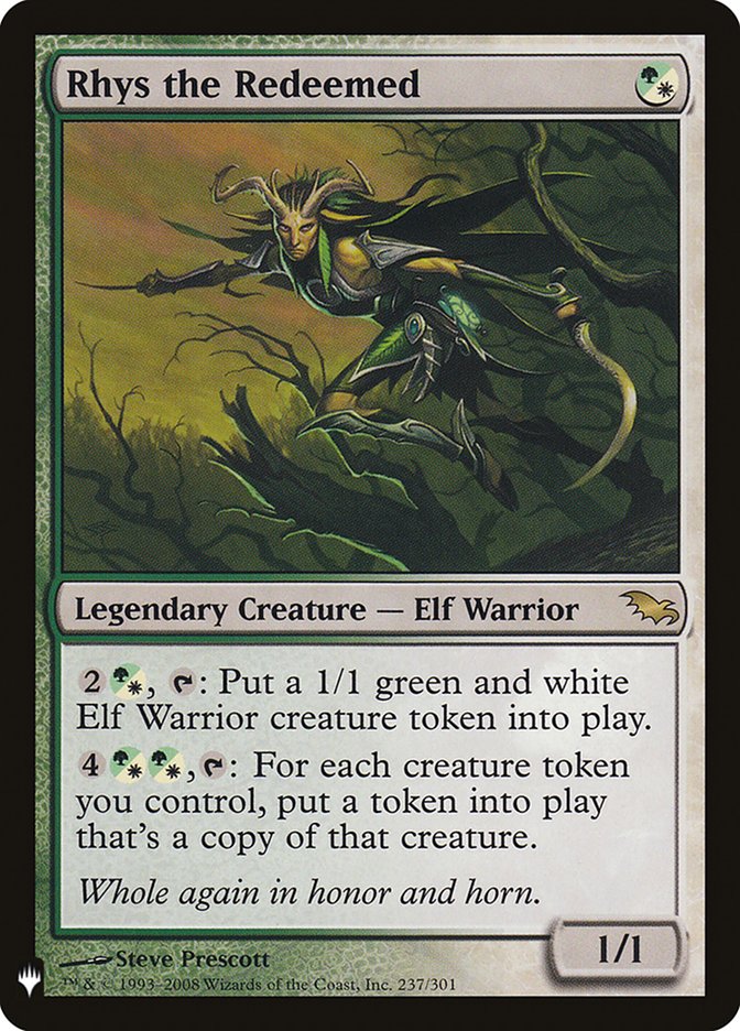 Rhys the Redeemed (The List Reprints) 