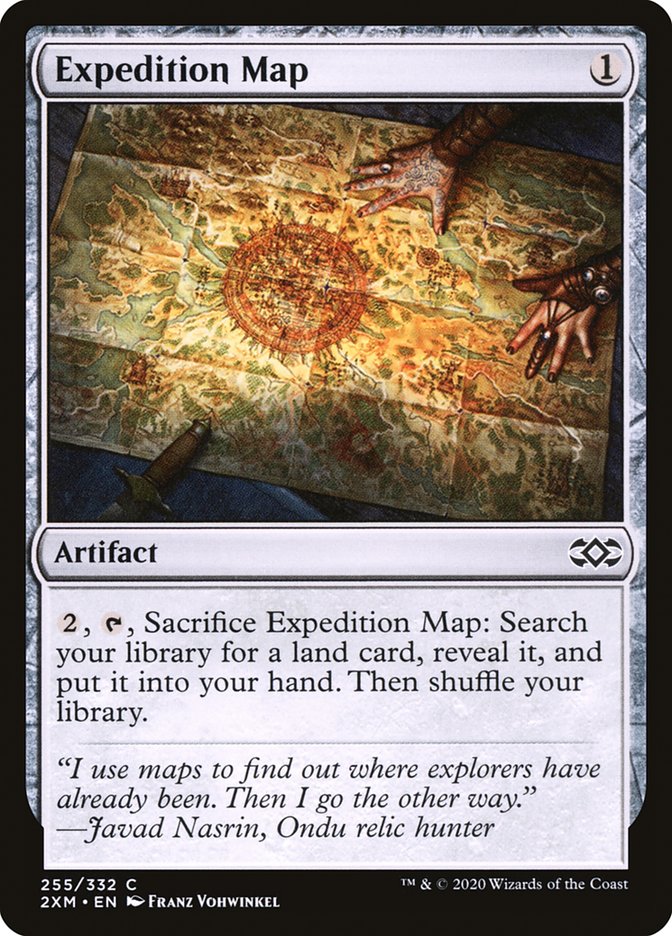 Expedition Map 255/332 (Double Masters)  - Foil